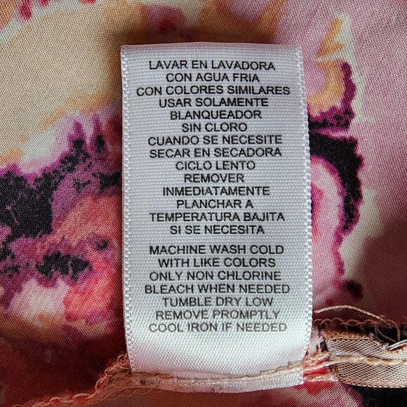 Womans Daisy Fuentes Medium Tiered Tank Top - Picture 6 of 7